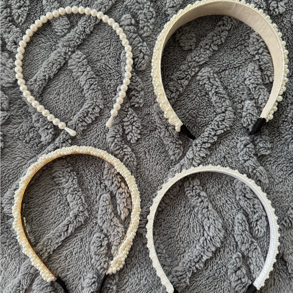 Elegant Pearl and Beaded Headbands